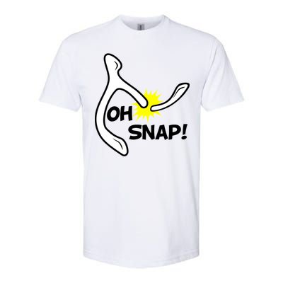 Oh Snap Lucky Wishbone Thanksgiving Softstyle CVC T-Shirt