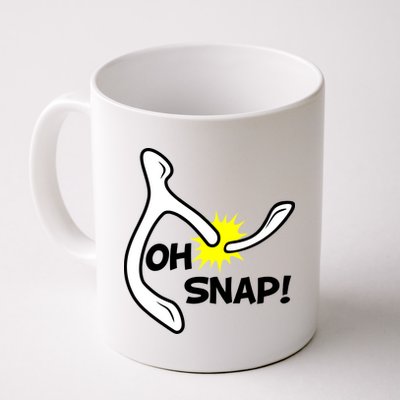 Oh Snap Lucky Wishbone Thanksgiving Coffee Mug