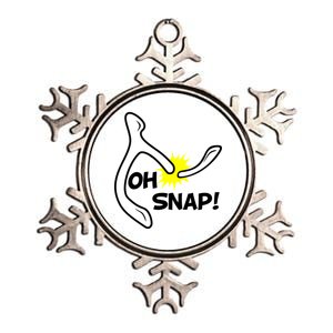 Oh Snap Lucky Wishbone Thanksgiving Metallic Star Ornament