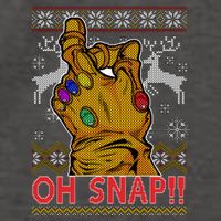 Oh Snap Ugly Christmas Sweater Design Vector Backpack