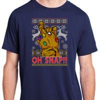 Oh Snap Ugly Christmas Sweater Design Adult ChromaSoft Performance T-Shirt