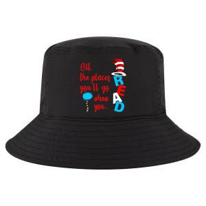 Oh The Places You'll Go When You Read Cool Comfort Performance Bucket Hat