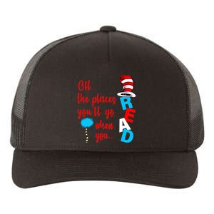 Oh The Places You'll Go When You Read Yupoong Adult 5-Panel Trucker Hat