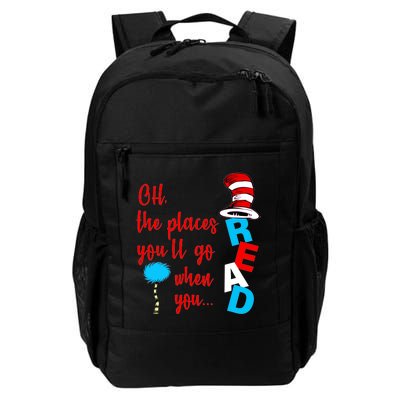 Oh The Places You'll Go When You Read Daily Commute Backpack