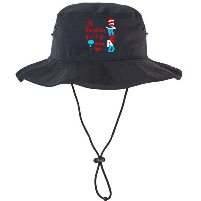 Oh The Places You'll Go When You Read Legacy Cool Fit Booney Bucket Hat