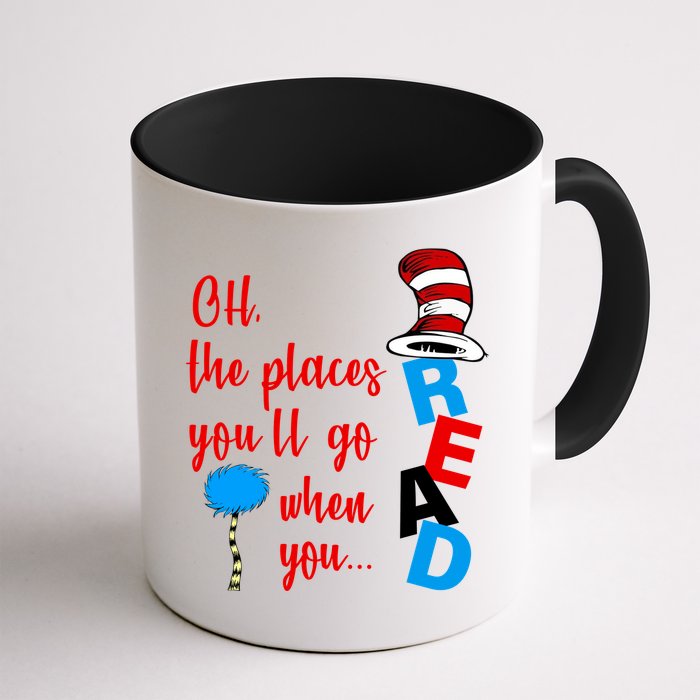 Oh The Places You'll Go When You Read Mug