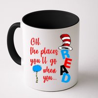 Oh The Places You'll Go When You Read Mug