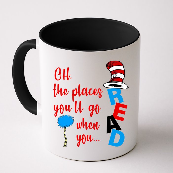 Oh The Places You'll Go When You Read Mug