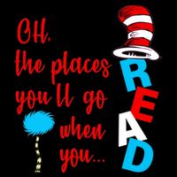 Oh The Places You'll Go When You Read Flatbill Hat