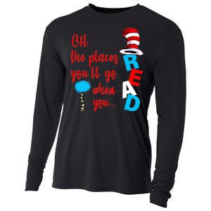 Oh The Places You'll Go When You Read Cooling Performance Long Sleeve Crew