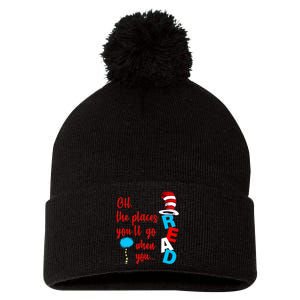 Oh The Places You'll Go When You Read Pom Pom 12in Knit Beanie