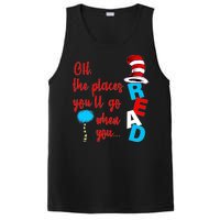 Oh The Places You'll Go When You Read PosiCharge Competitor Tank