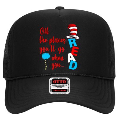 Oh The Places You'll Go When You Read Trucker Hat