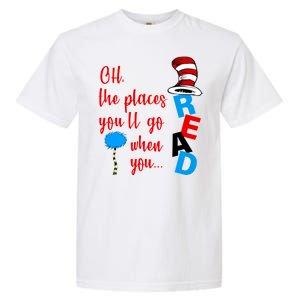 Oh The Places You'll Go When You Read Garment-Dyed Heavyweight T-Shirt