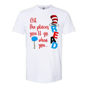 Oh The Places You'll Go When You Read Softstyle CVC T-Shirt