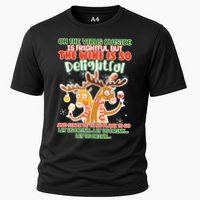 Oh The Virus Outside Is Frightful Wine Is So Delightful Let Us Drink Cooling Performance Crew T-Shirt