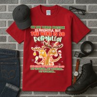 Oh The Virus Outside Is Frightful Wine Is So Delightful Let Us Drink Tall T-Shirt