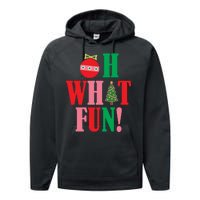 Oh What Fun Christmas Performance Fleece Hoodie