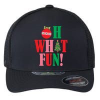 Oh What Fun Christmas Flexfit Unipanel Trucker Cap