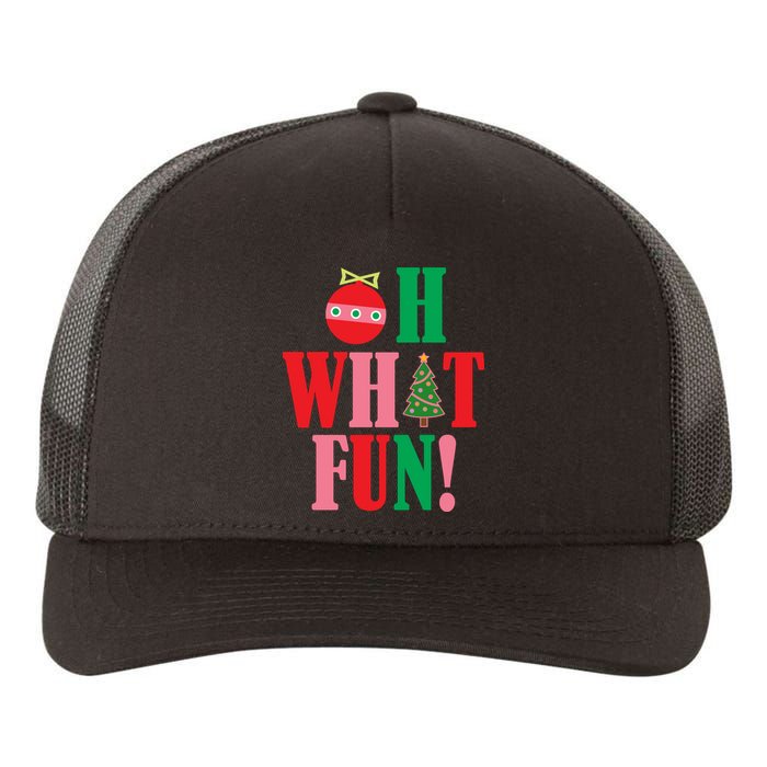 Oh What Fun Christmas Yupoong Adult 5-Panel Trucker Hat