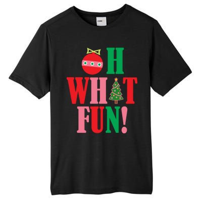 Oh What Fun Christmas Tall Fusion ChromaSoft Performance T-Shirt