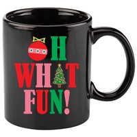 Oh What Fun Christmas 11oz C Handle Ceramic Mug