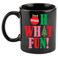 Oh What Fun Christmas 11oz C Handle Ceramic Mug