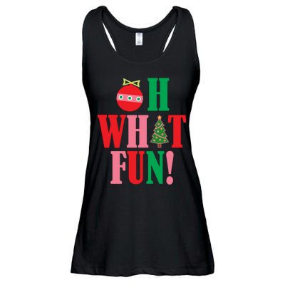 Oh What Fun Christmas Ladies Essential Flowy Tank