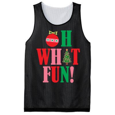 Oh What Fun Christmas Mesh Reversible Basketball Jersey Tank