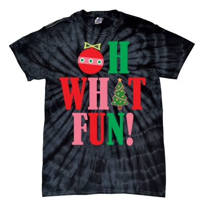 Oh What Fun Christmas Tie-Dye T-Shirt