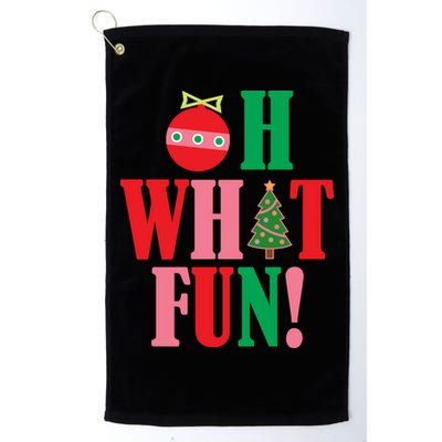 Oh What Fun Christmas Golf Towel