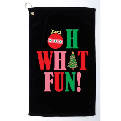 Oh What Fun Christmas Platinum Collection Golf Towel