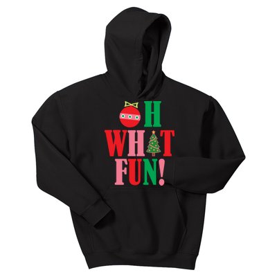 Oh What Fun Christmas Kids Hoodie