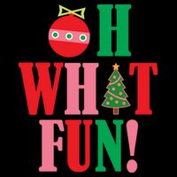 Oh What Fun Christmas Zip Tote Bag