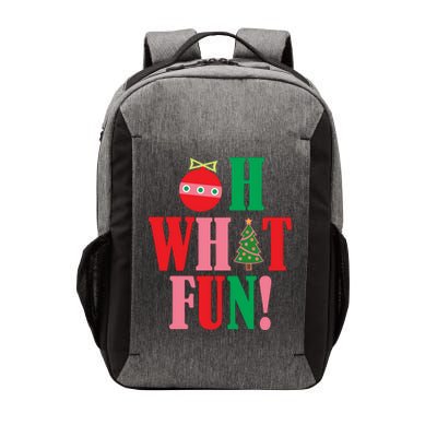 Oh What Fun Christmas Vector Backpack