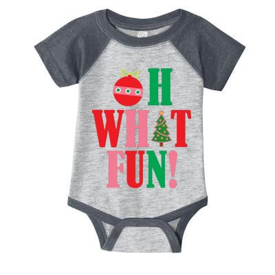 Oh What Fun Christmas Infant Baby Jersey Bodysuit