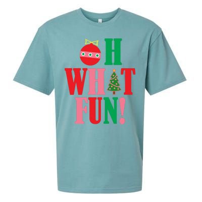 Oh What Fun Christmas Sueded Cloud Jersey T-Shirt