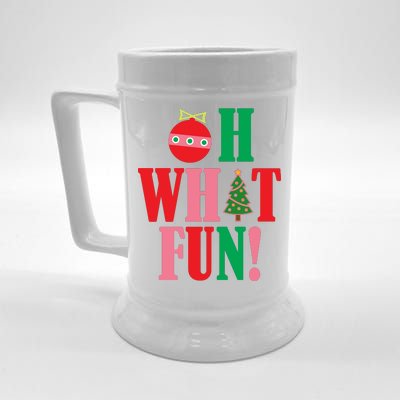 Oh What Fun Christmas Beer Stein