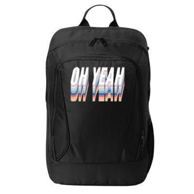 Oh Yeah! Funny Retro City Backpack