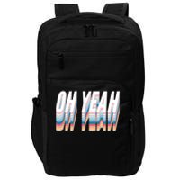 Oh Yeah! Funny Retro Impact Tech Backpack