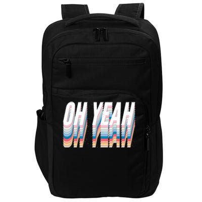 Oh Yeah! Funny Retro Impact Tech Backpack