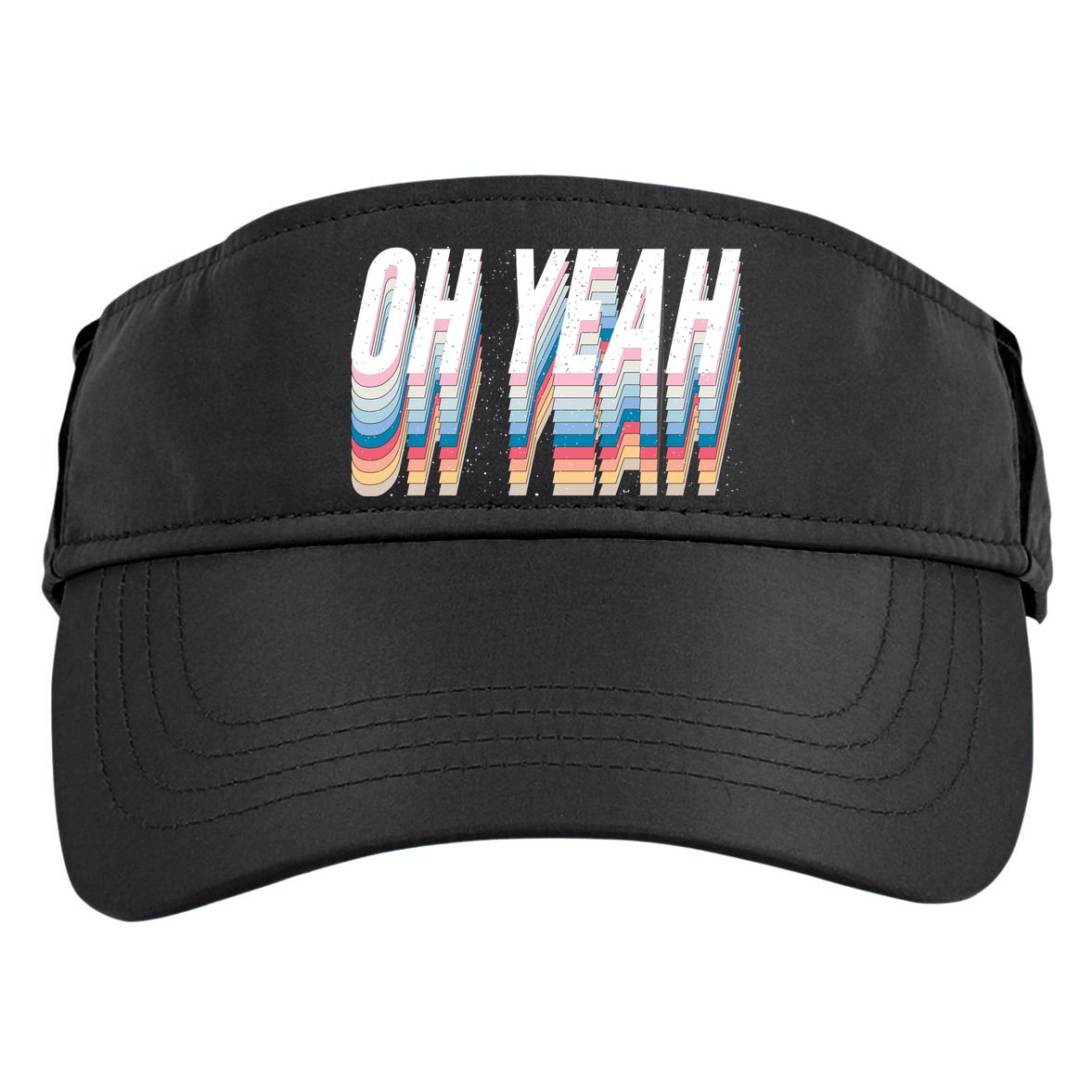 Oh Yeah! Funny Retro Adult Drive Performance Visor