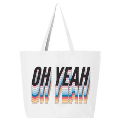 Oh Yeah! Funny Retro 25L Jumbo Tote