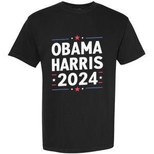 Obama Harris 2024 Democrat Us Election Michelle Kamala Garment-Dyed Heavyweight T-Shirt