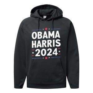 Obama Harris 2024 Democrat Us Election Michelle Kamala Performance Fleece Hoodie