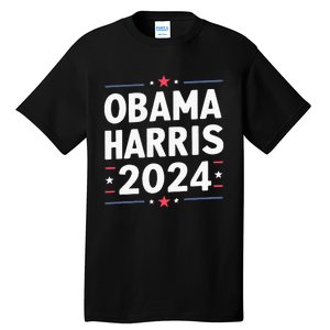 Obama Harris 2024 Democrat Us Election Michelle Kamala Tall T-Shirt