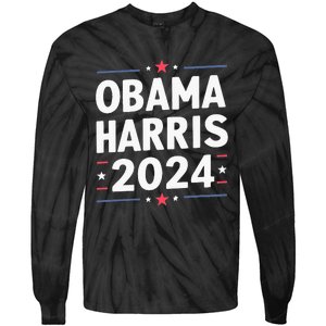 Obama Harris 2024 Democrat Us Election Michelle Kamala Tie-Dye Long Sleeve Shirt