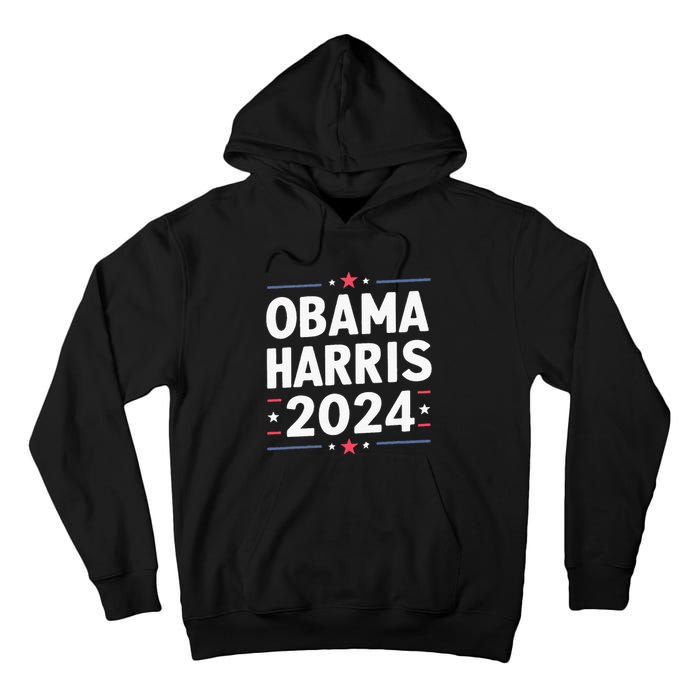 Obama Harris 2024 Democrat Us Election Michelle Kamala Tall Hoodie