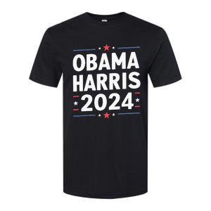 Obama Harris 2024 Democrat Us Election Michelle Kamala Softstyle CVC T-Shirt