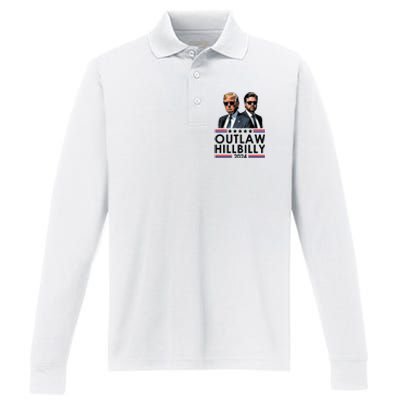 Outlaw Hillbilly 2024 Performance Long Sleeve Polo